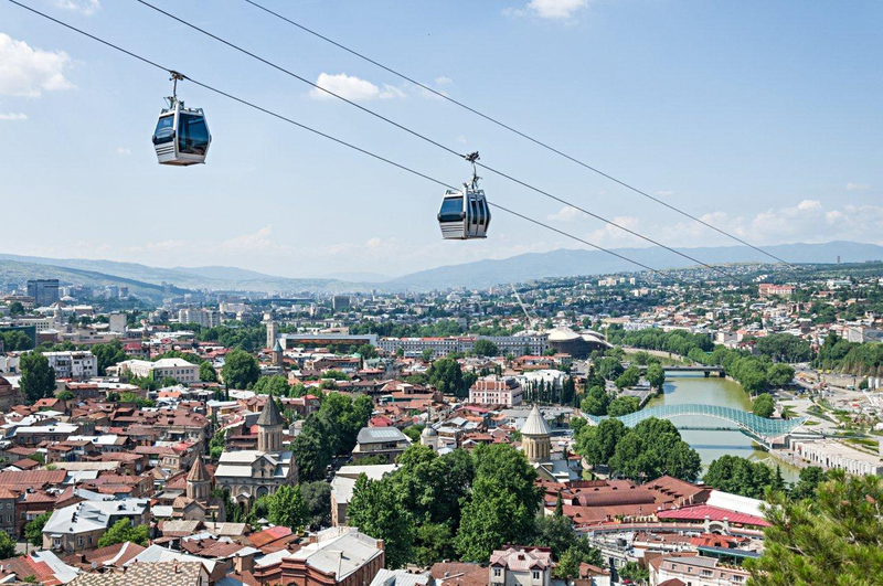 Cable Car into Narikala Fortress